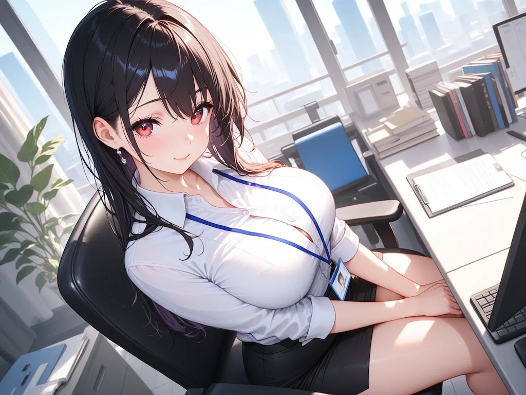 17枚：OLグラビア