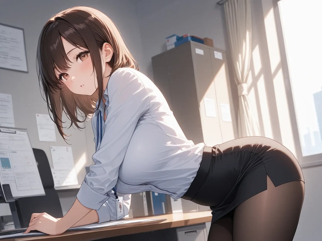 17枚：OLグラビア