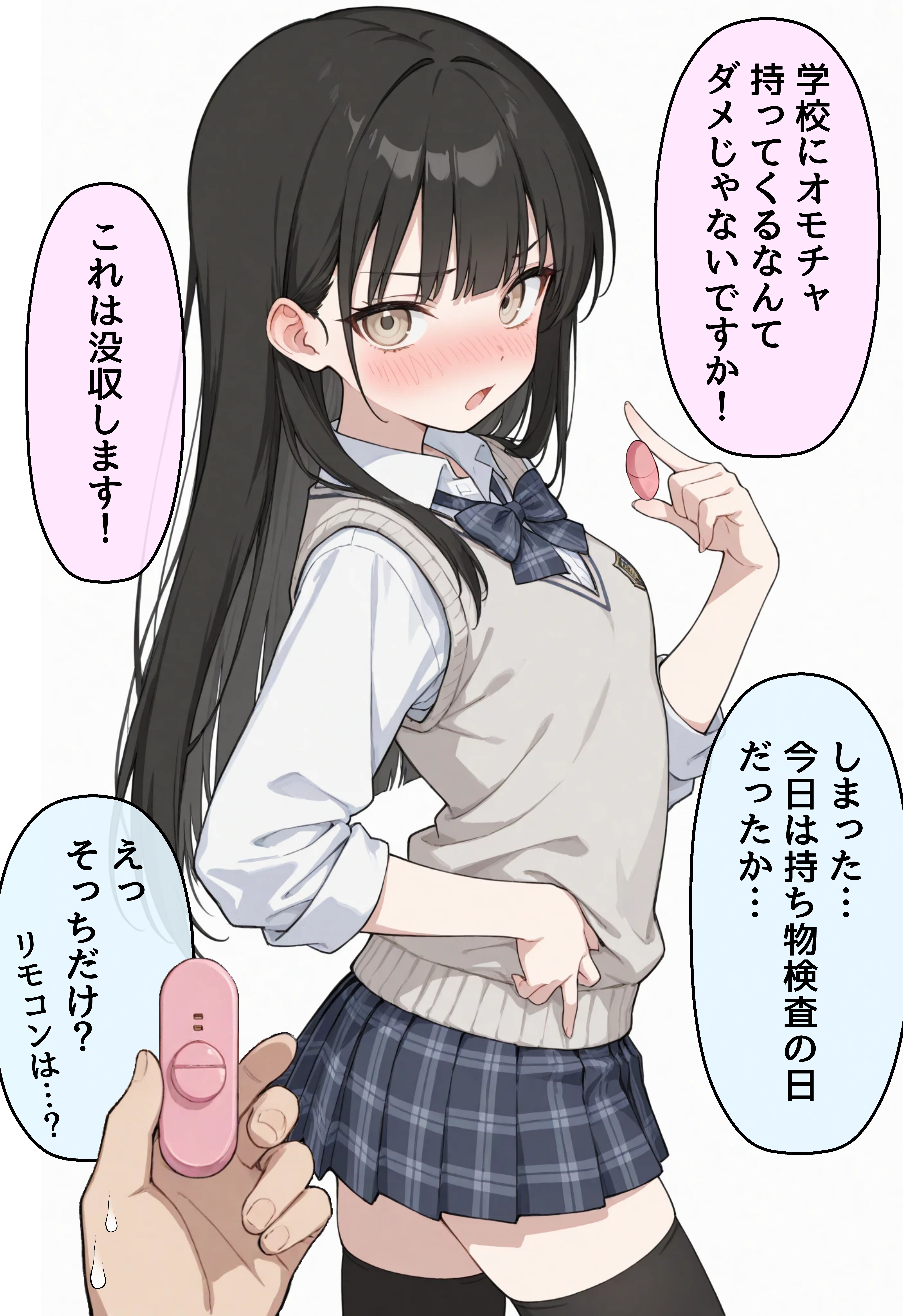 後輩ちゃんと持ち物検査