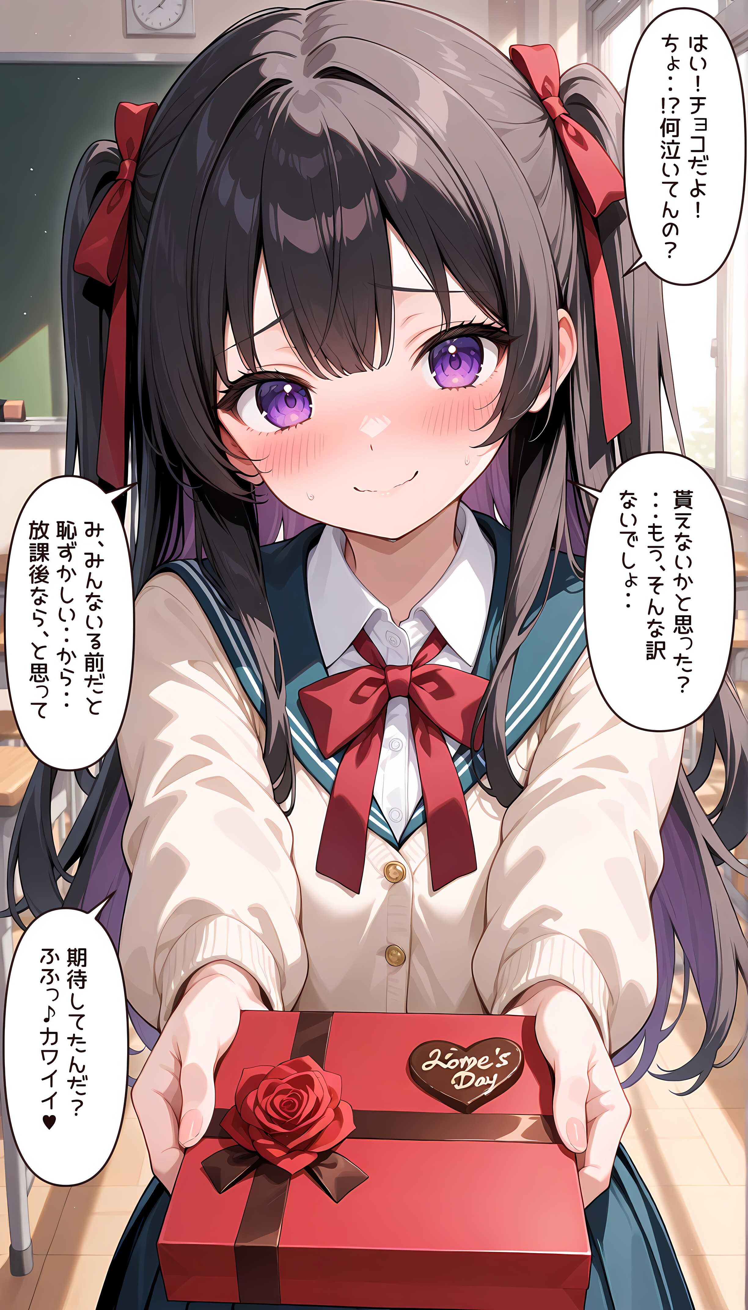 バレンタインデーの杏ちゃん