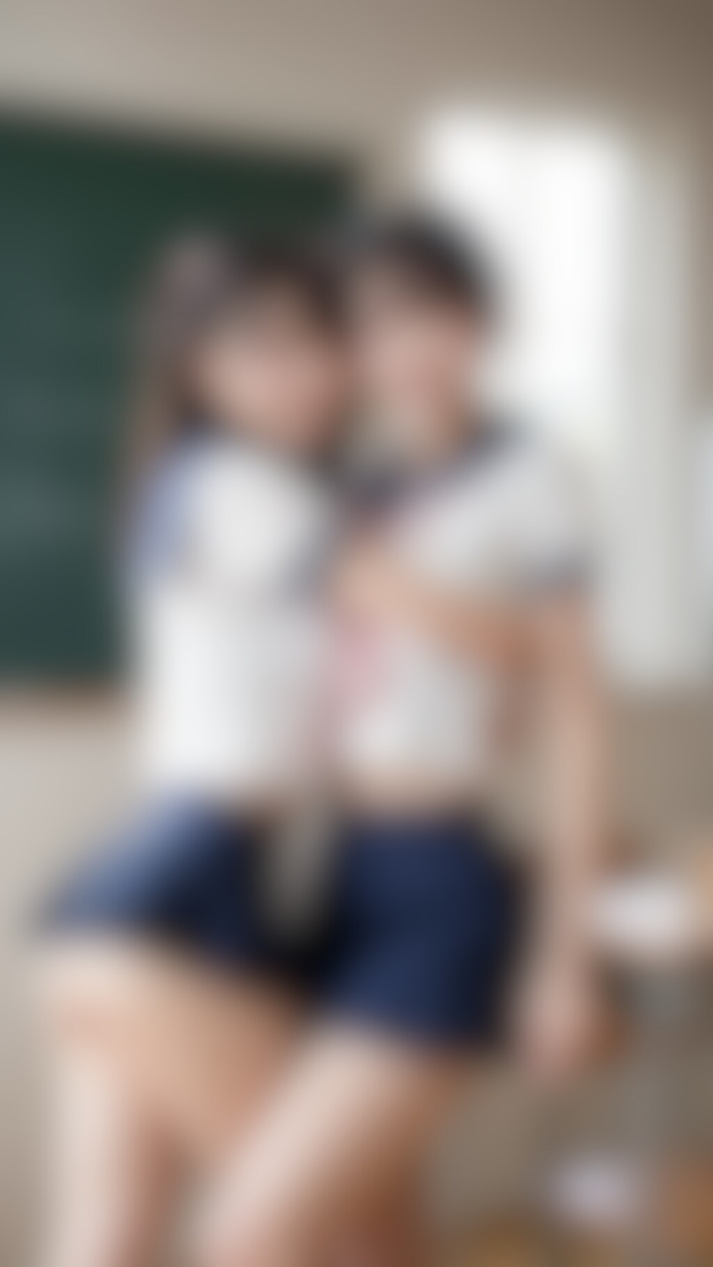 モザ無しノーパンJKの尻肉🍑