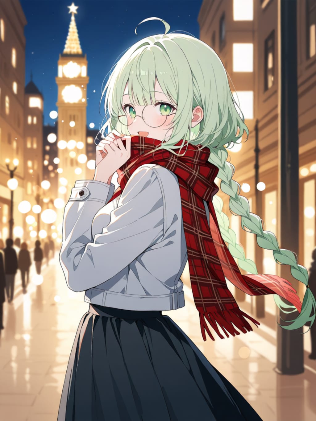 雪が綺麗ですね【パラパライラスト】