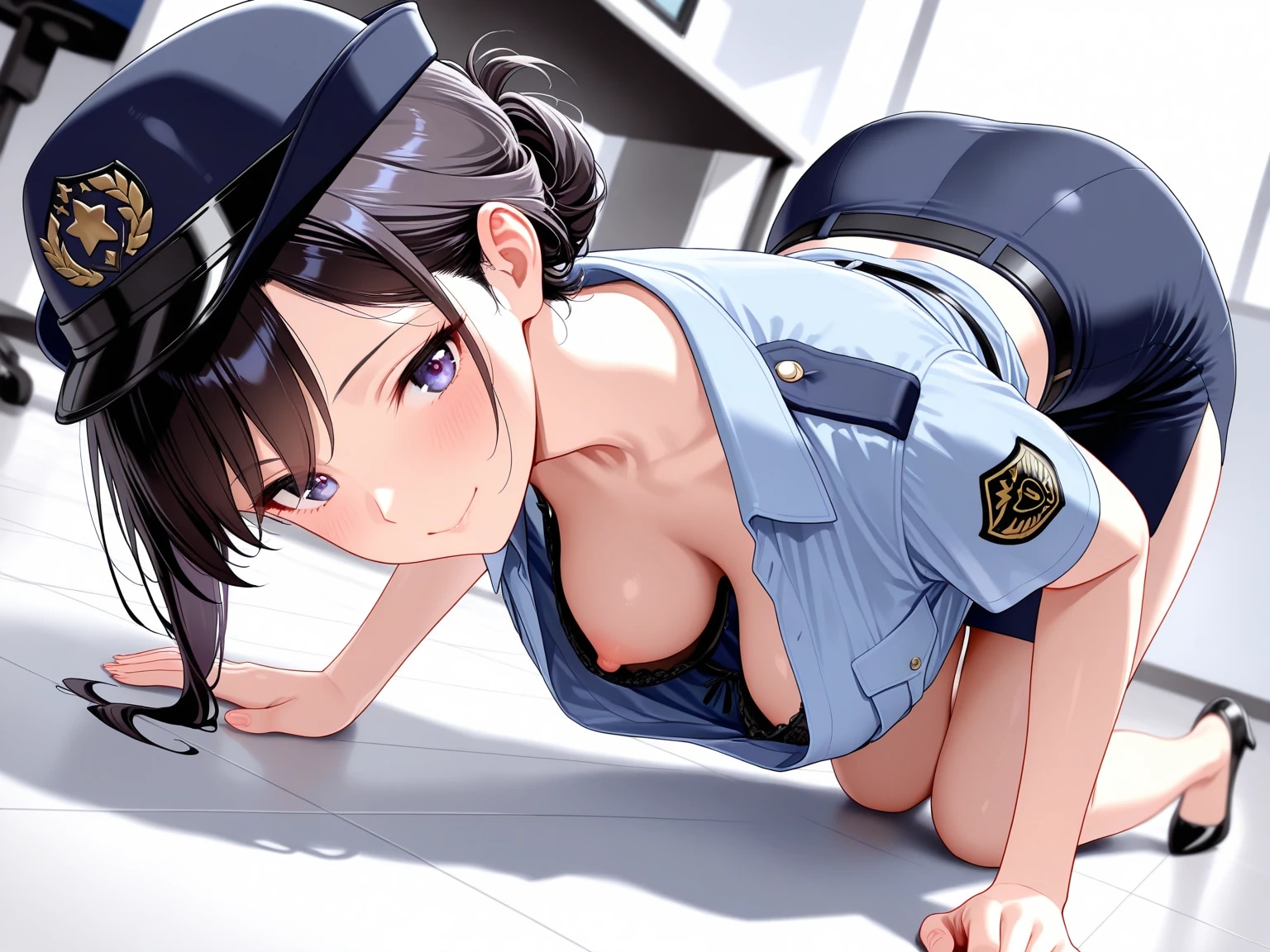 15枚:腕立て伏せポリス