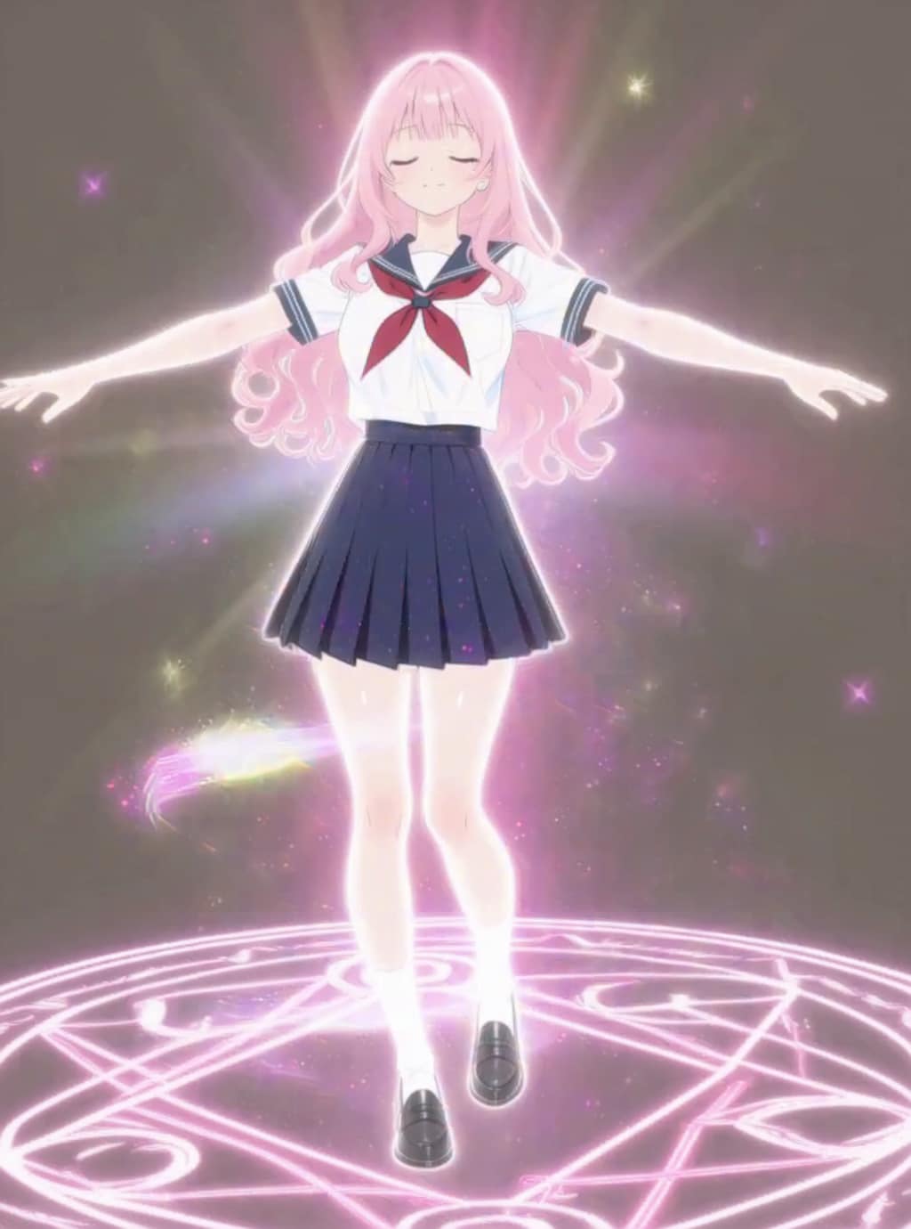 変身、魔法少女【パラパライラスト３４】