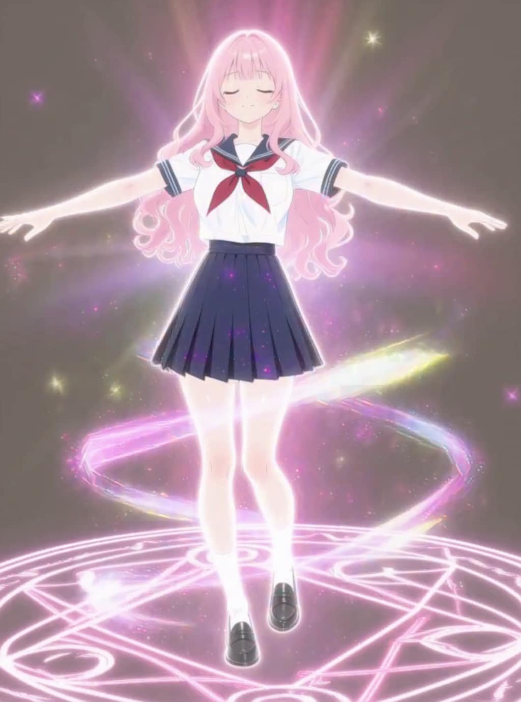 変身、魔法少女【パラパライラスト３４】