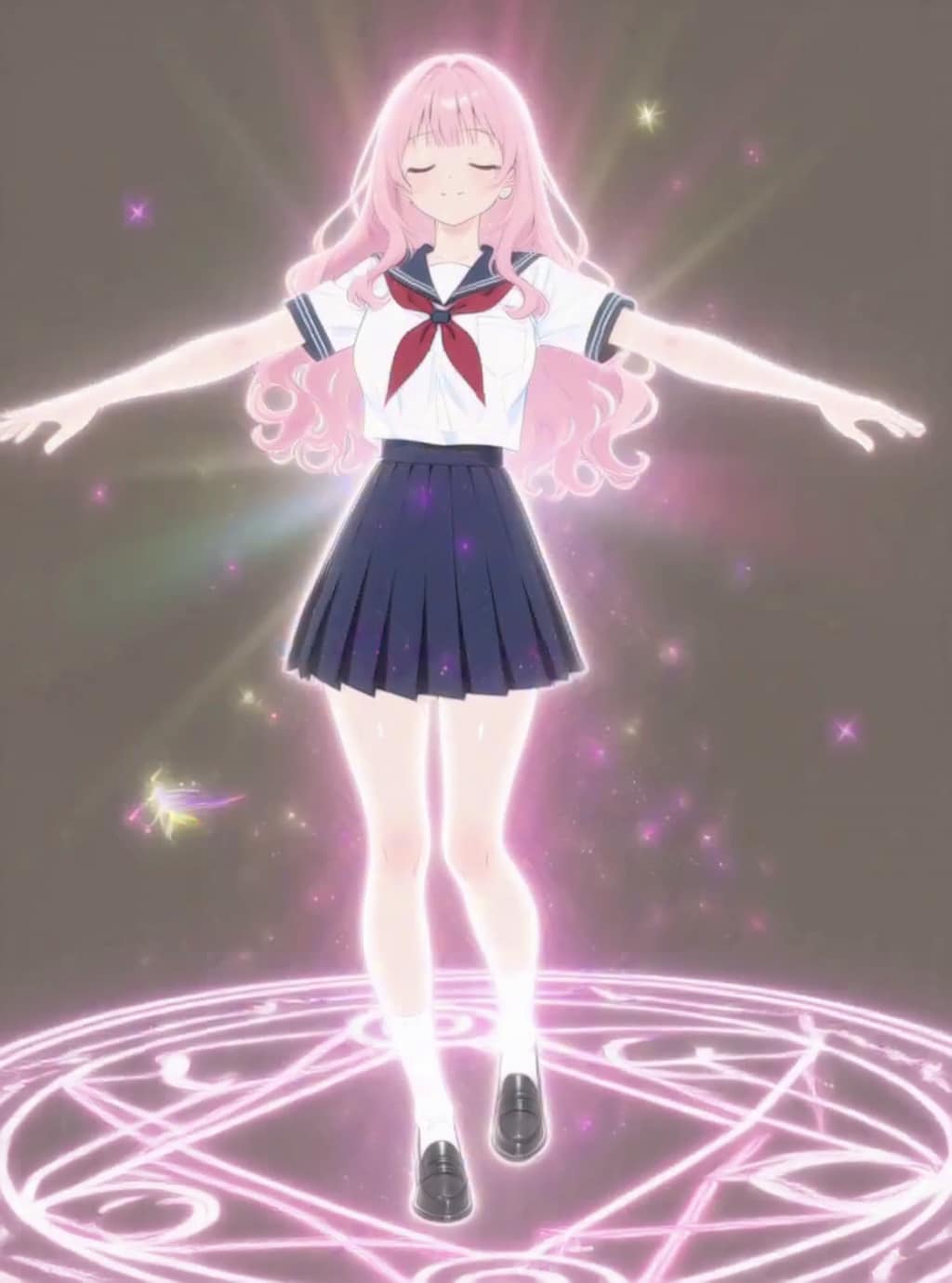 変身、魔法少女【パラパライラスト３４】