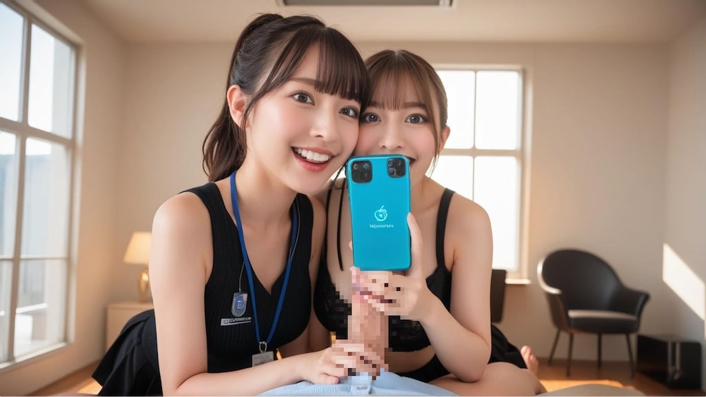 オフィスで勃起バレて激写された📱✨