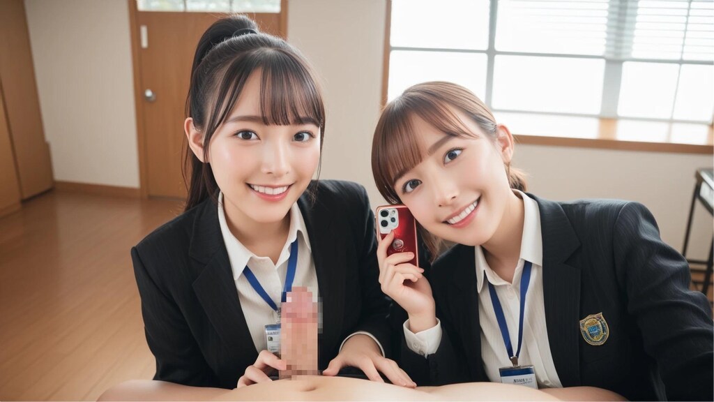 オフィスで勃起バレて激写された📱✨