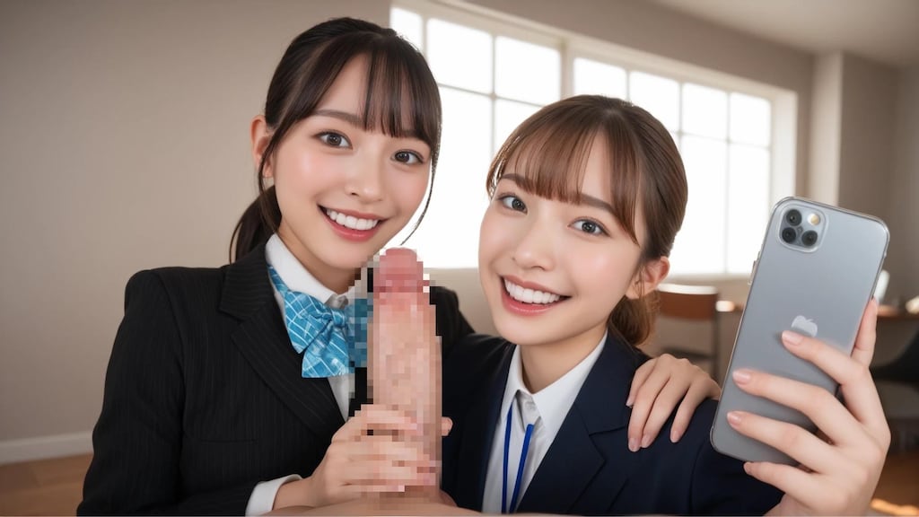 オフィスで勃起バレて激写された📱✨