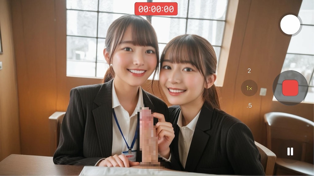 オフィスで勃起バレて激写された📱✨