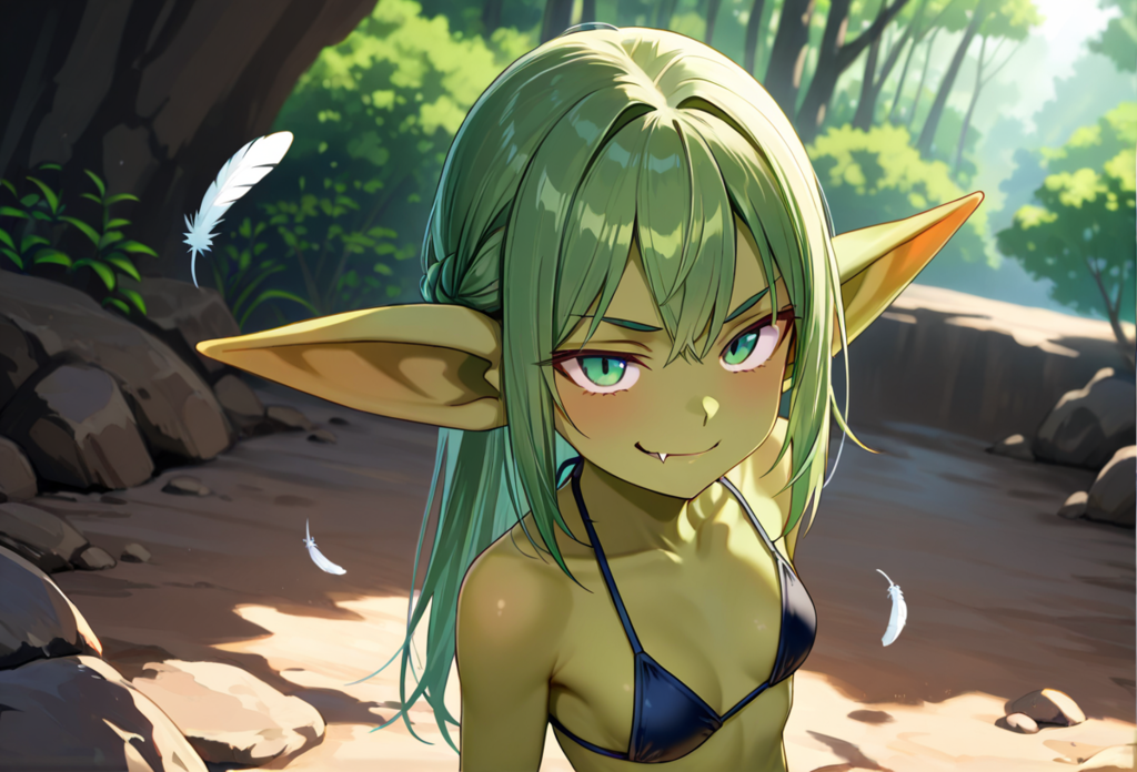 雌ゴブリンと恋に落ちた話 ２人の初体験編