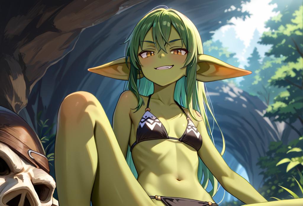 雌ゴブリンと恋に落ちた話 ２人の初体験編