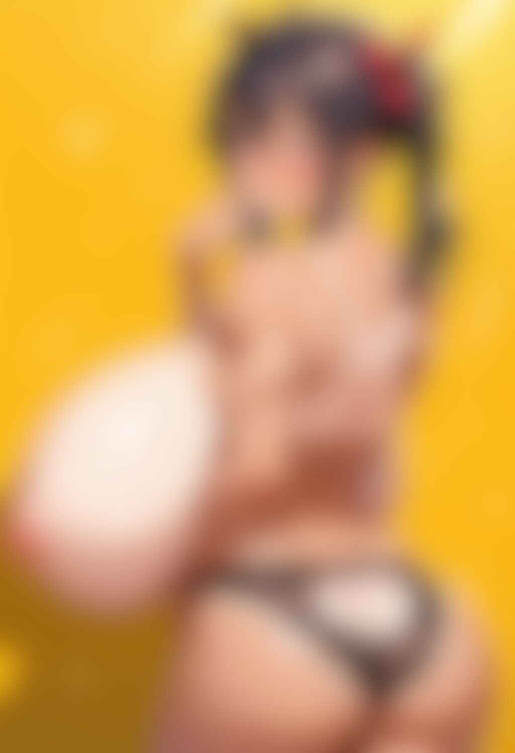 爆乳は斜め後ろからのショットが一番