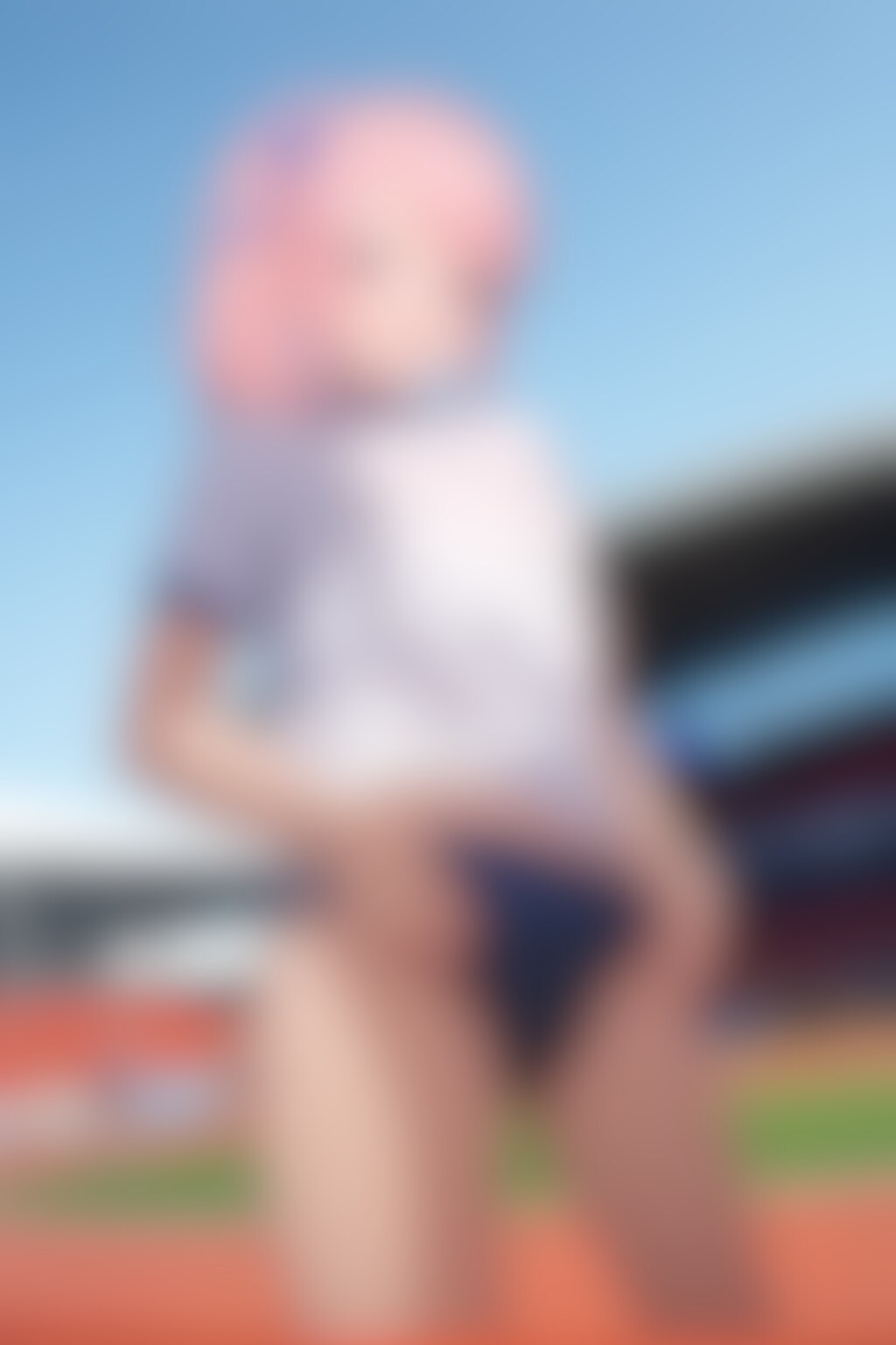 普通のブルマで陸上競技会に参加 / Participating in Track and Field Meet in Regular Bloomers