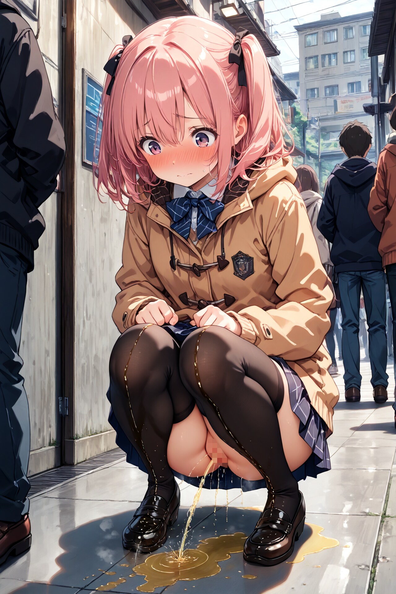 街中でおもらししちゃった娘(16)