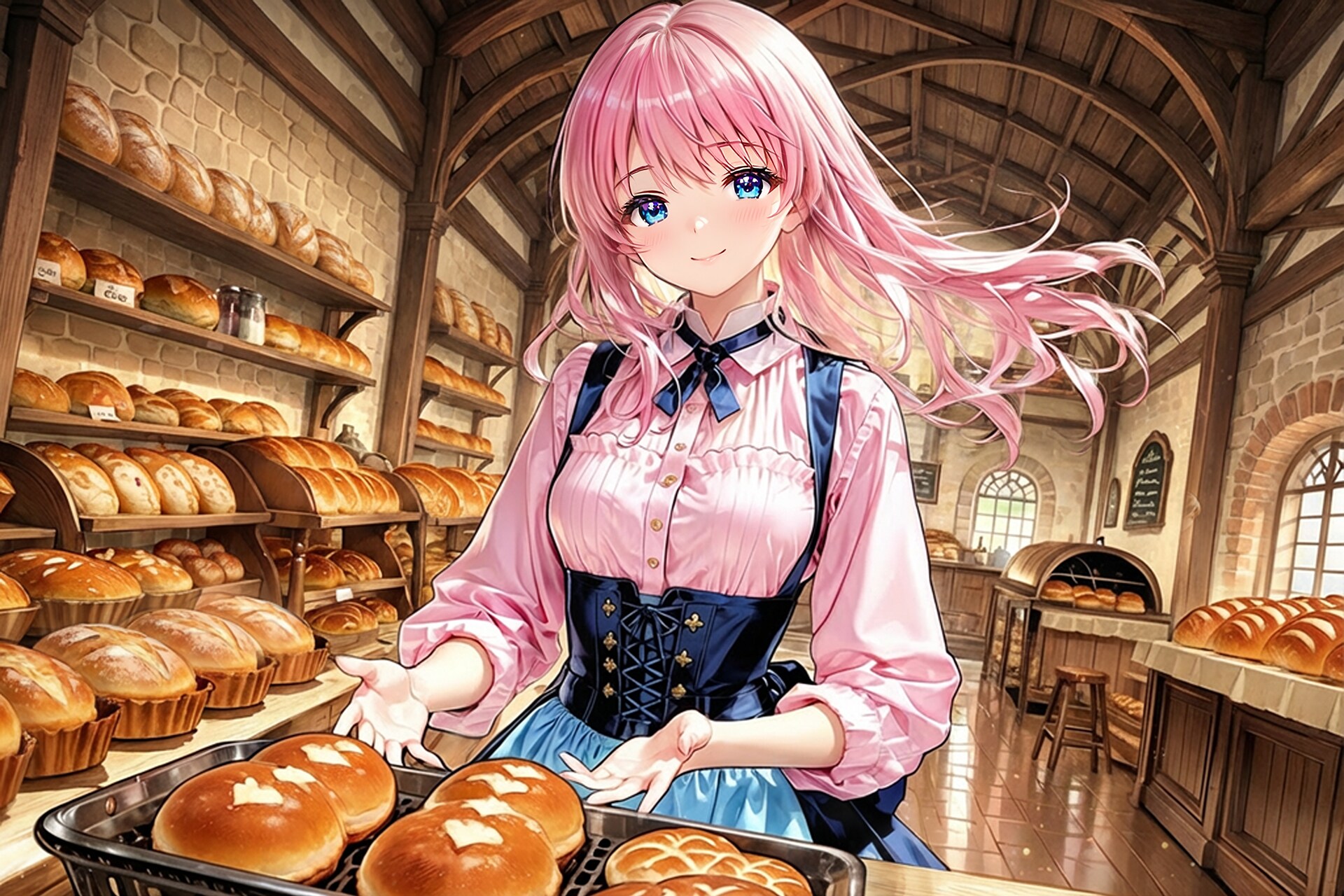 古風なパン屋さん