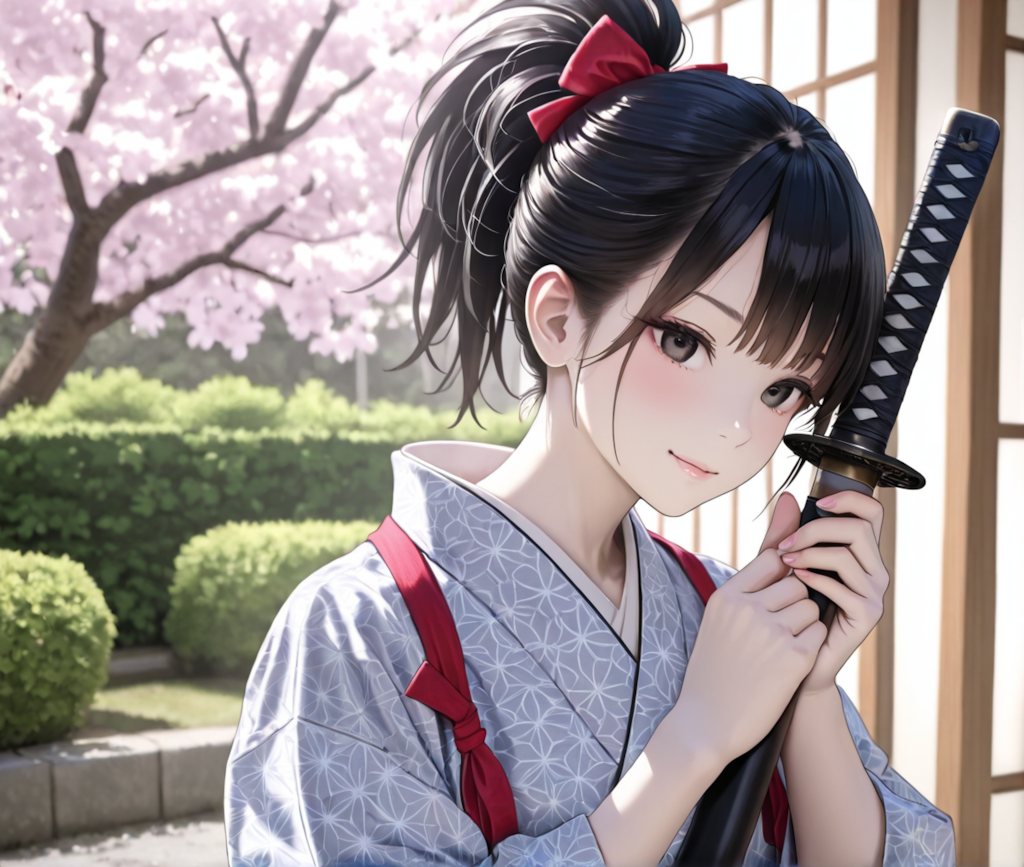 魔物と人間の狭間で生きる女侍