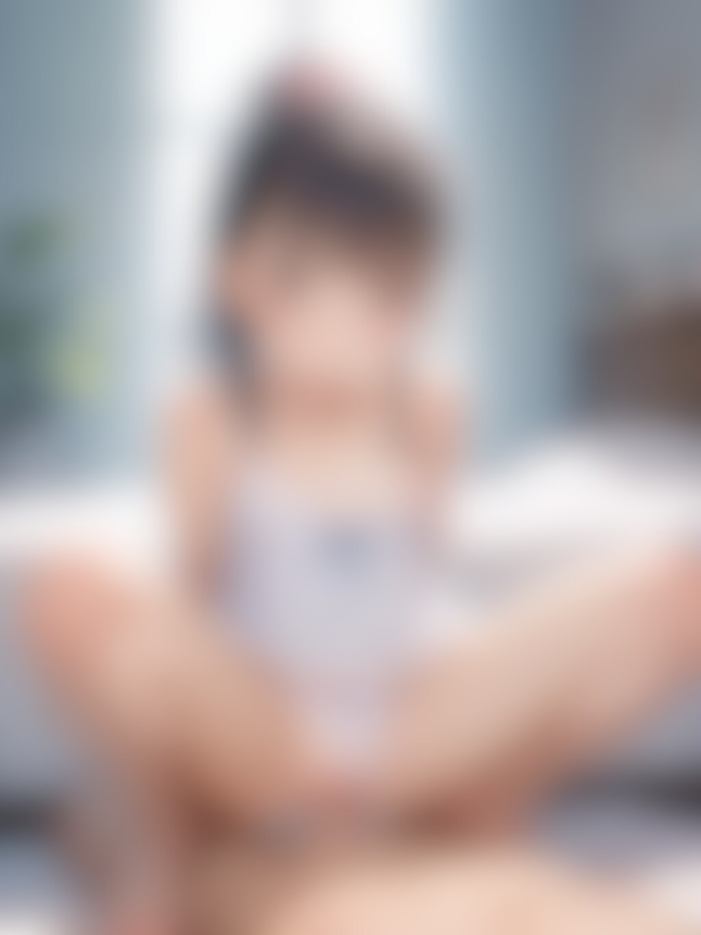 〇リJ〇ちゃんたちがキャミソールパンツ姿で騎乗位＆中〇し（10枚）