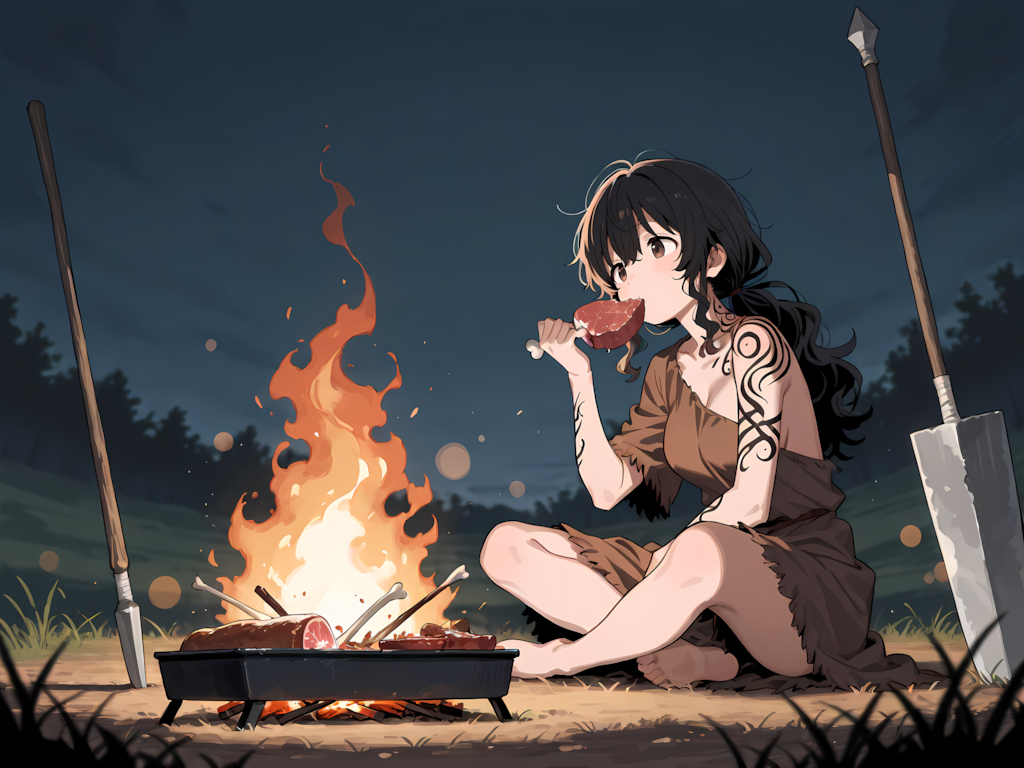 古代の女戦士 別イラスト