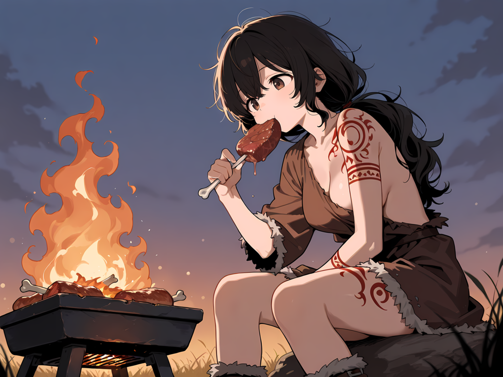 古代の女戦士 別イラスト