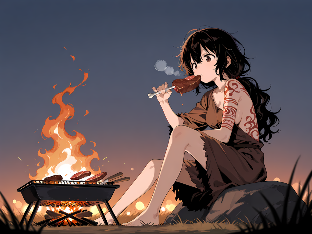 古代の女戦士 別イラスト
