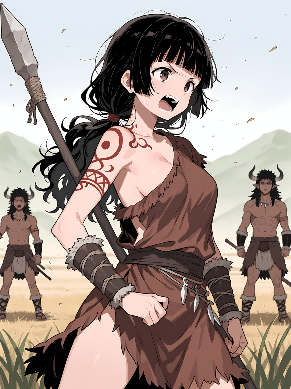 古代の女戦士 別イラスト