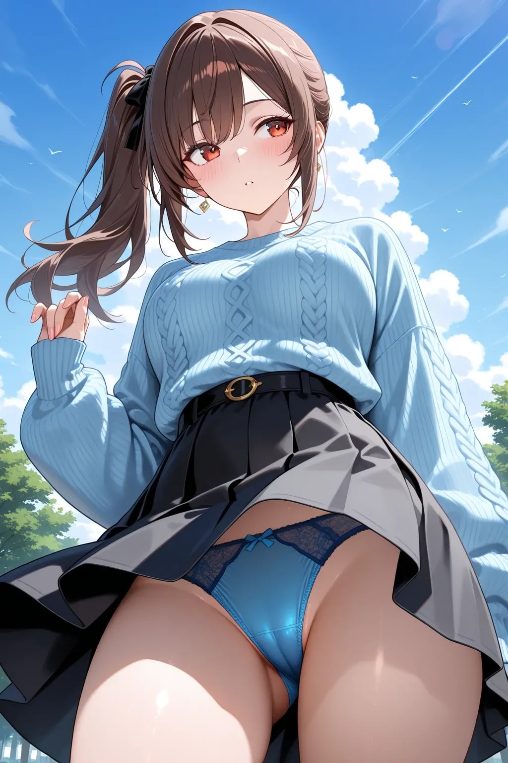 15枚:青系パンティー比べ