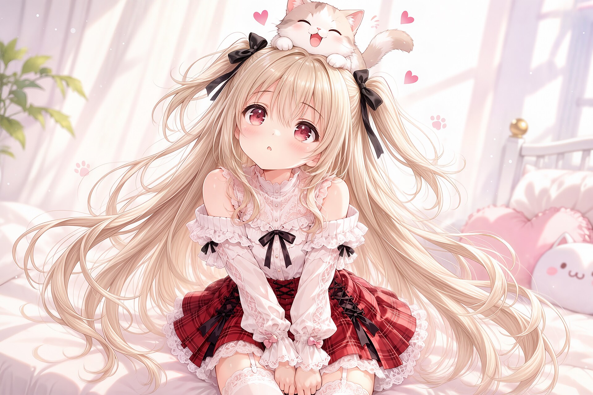 乗りたがる猫