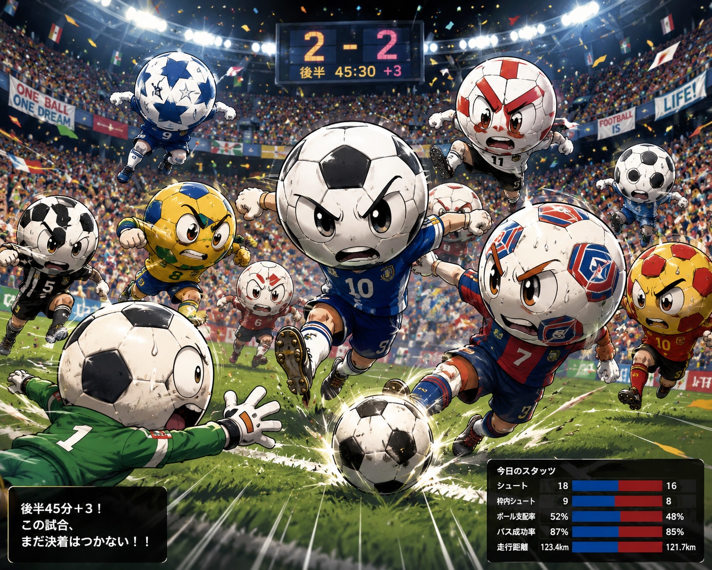 サッカーしようぜ お前ボールな