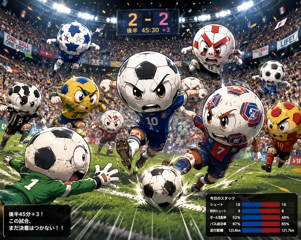 サッカーしようぜ お前ボールな