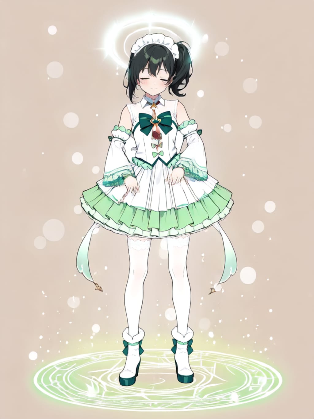 変身、魔法少女 幸乃【パラパライラスト４０】