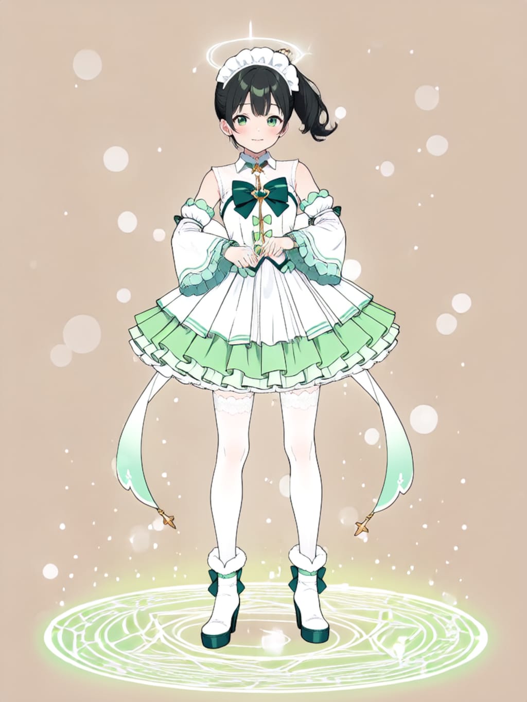 変身、魔法少女 幸乃【パラパライラスト４０】