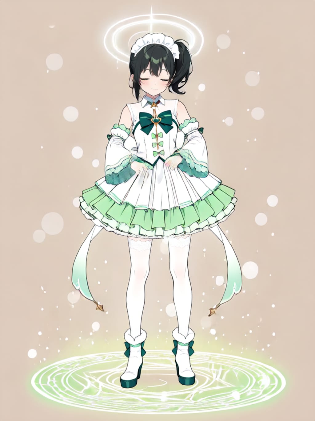 変身、魔法少女 幸乃【パラパライラスト４０】