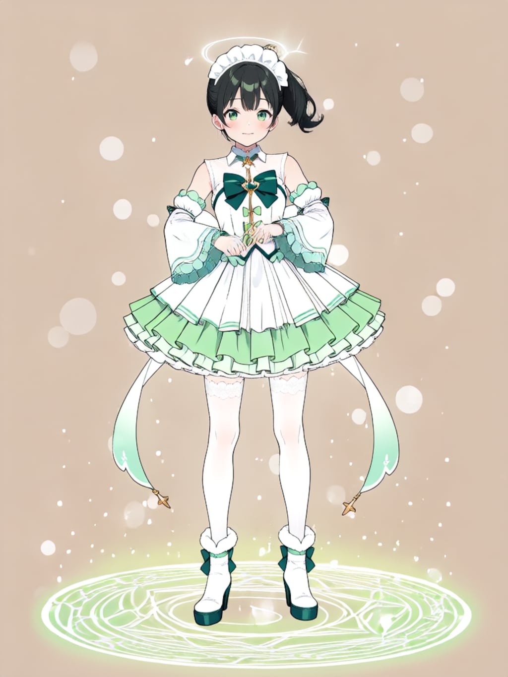 変身、魔法少女 幸乃【パラパライラスト４０】