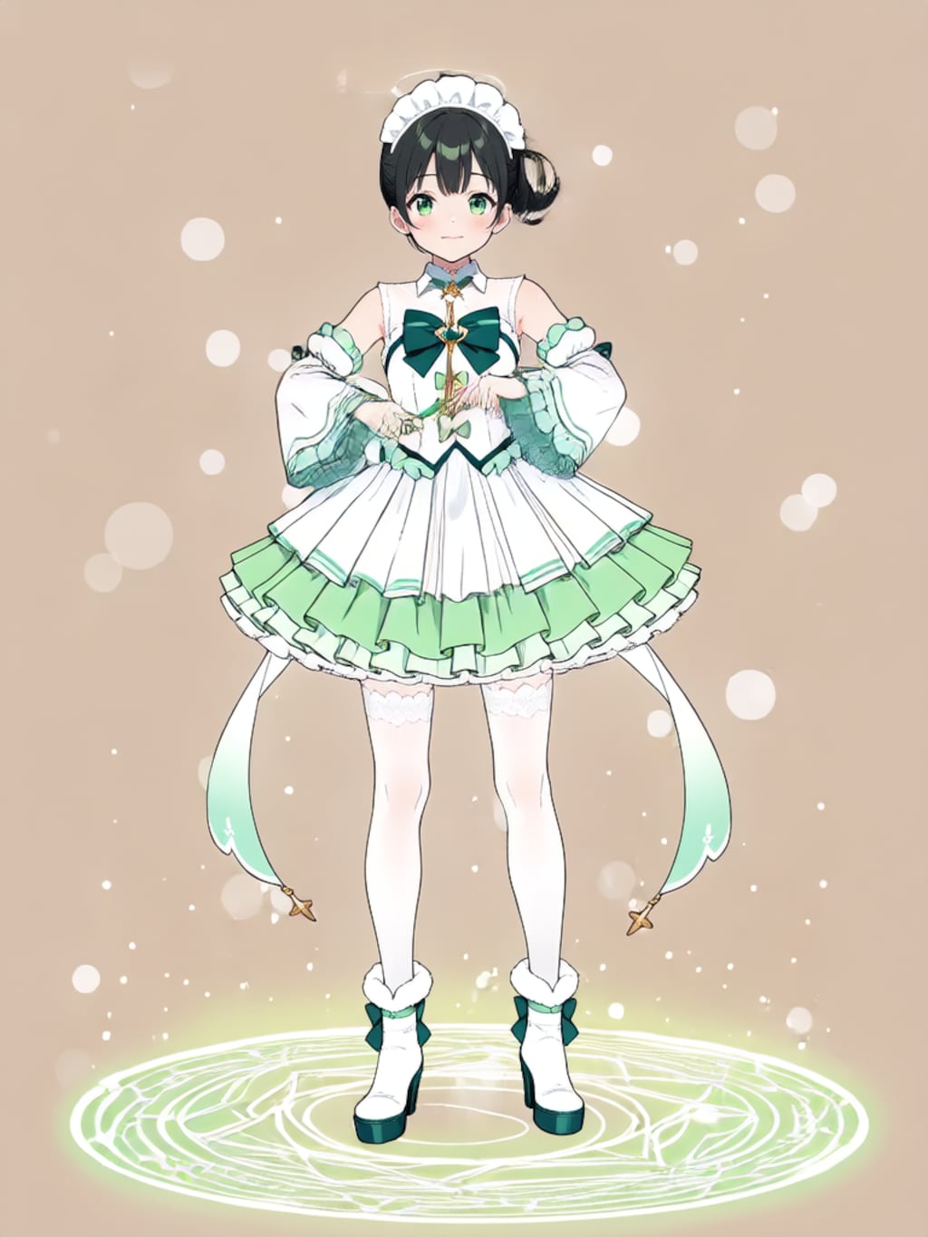 変身、魔法少女 幸乃【パラパライラスト４０】