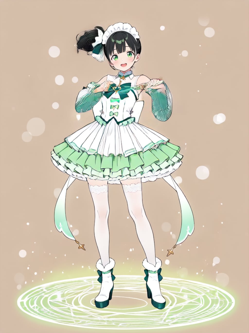 変身、魔法少女 幸乃【パラパライラスト４０】