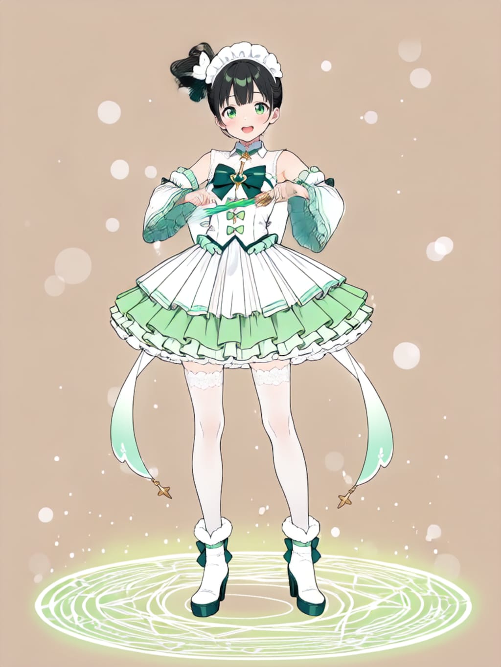 変身、魔法少女 幸乃【パラパライラスト４０】