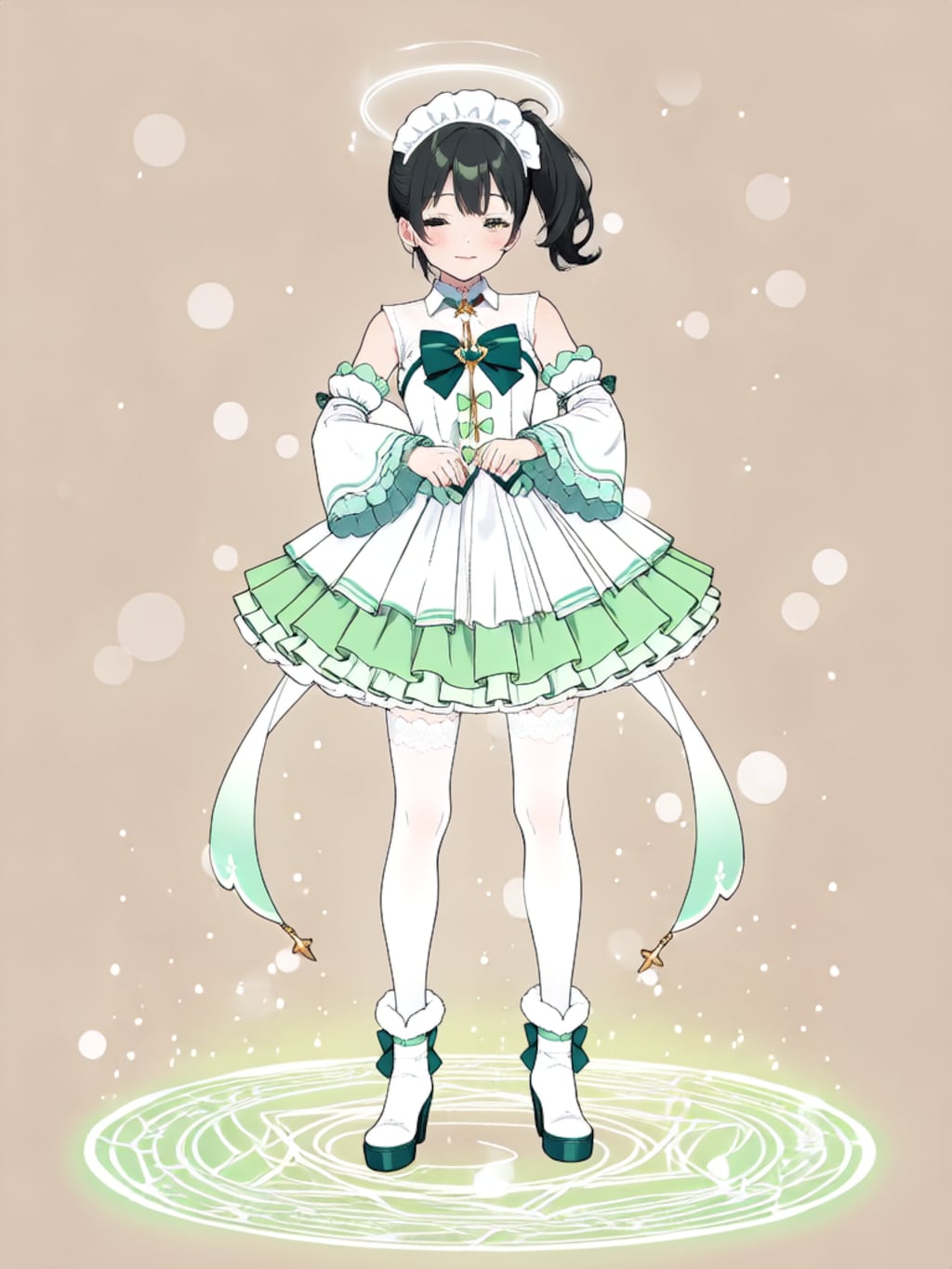 変身、魔法少女 幸乃【パラパライラスト４０】