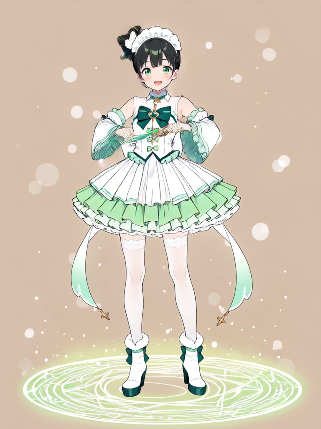 変身、魔法少女 幸乃【パラパライラスト４０】