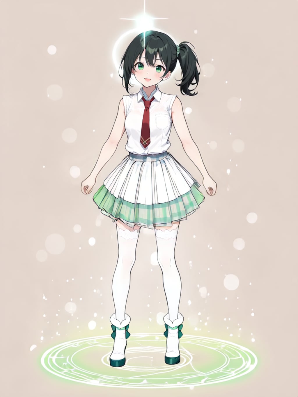 変身、魔法少女 幸乃【パラパライラスト４０】