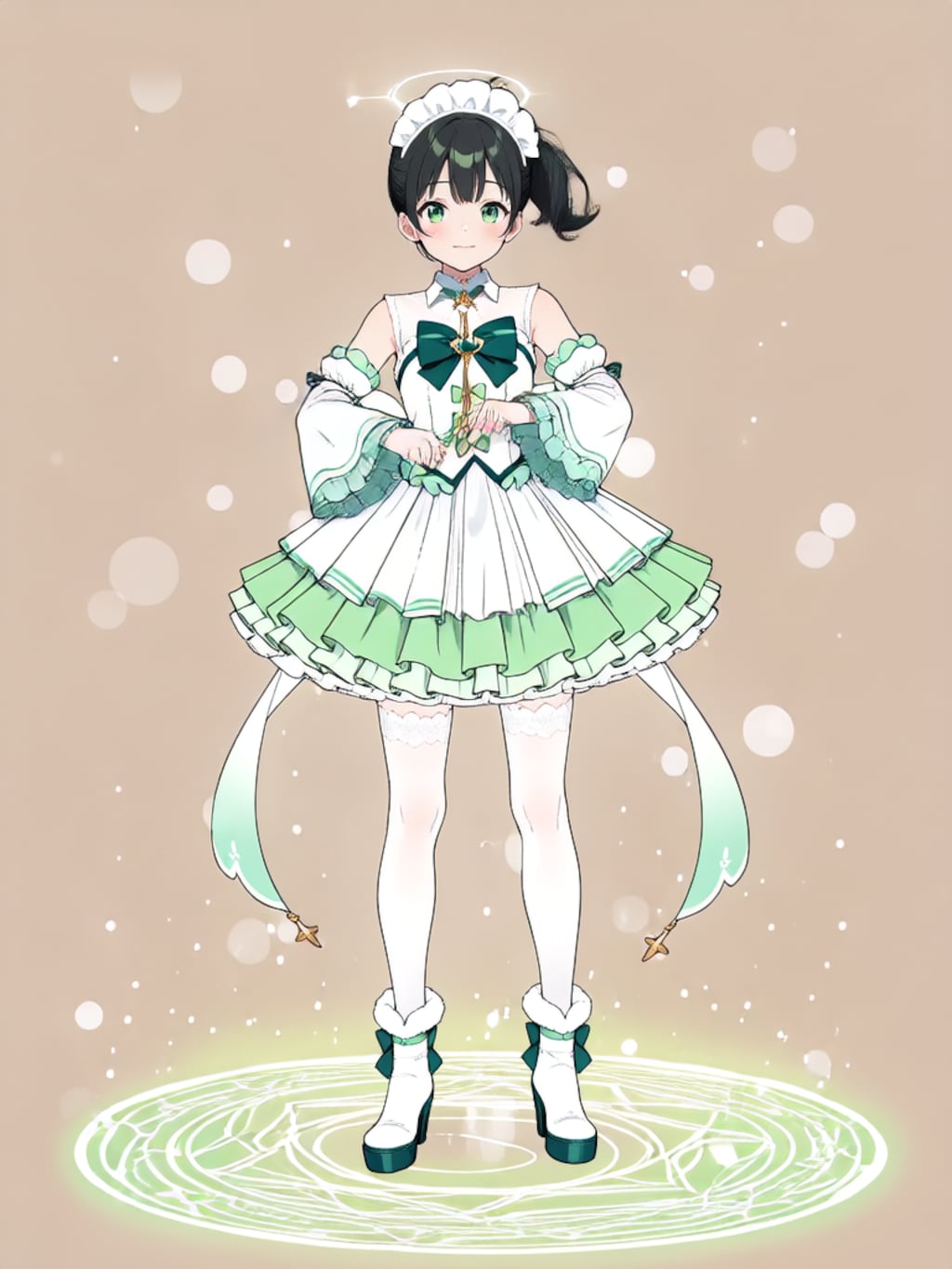 変身、魔法少女 幸乃【パラパライラスト４０】