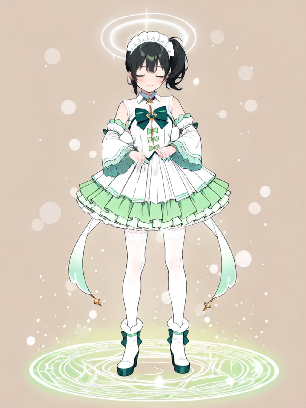 変身、魔法少女 幸乃【パラパライラスト４０】