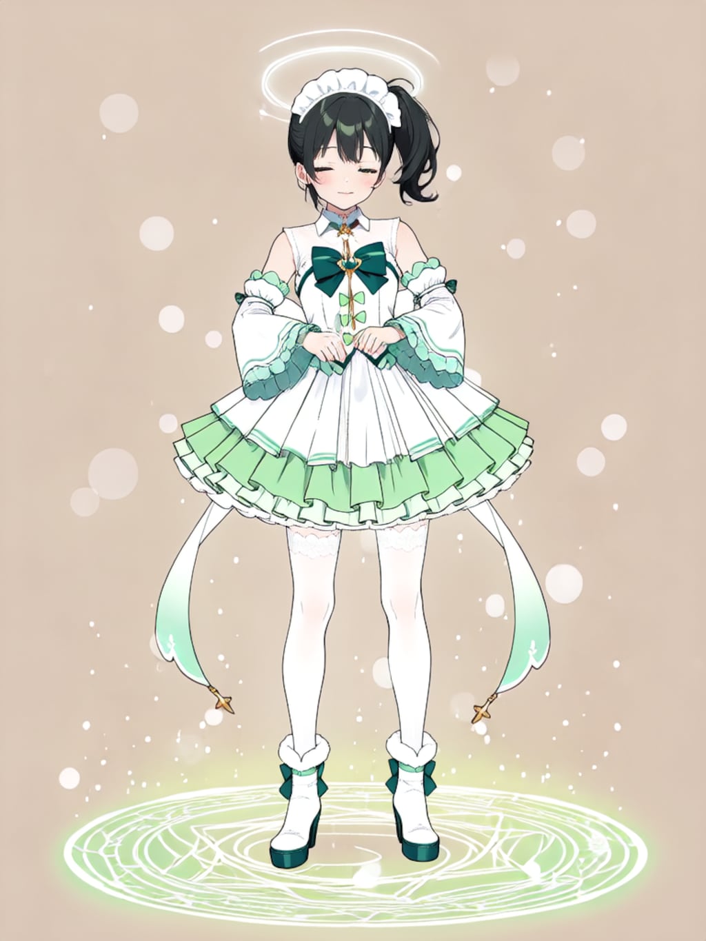 変身、魔法少女 幸乃【パラパライラスト４０】