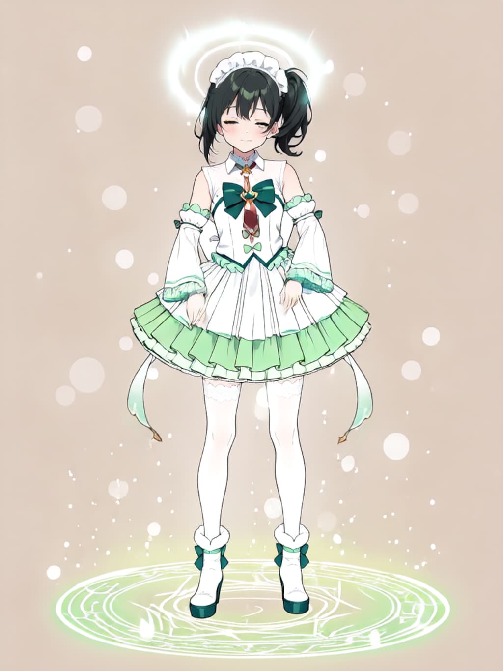 変身、魔法少女 幸乃【パラパライラスト４０】