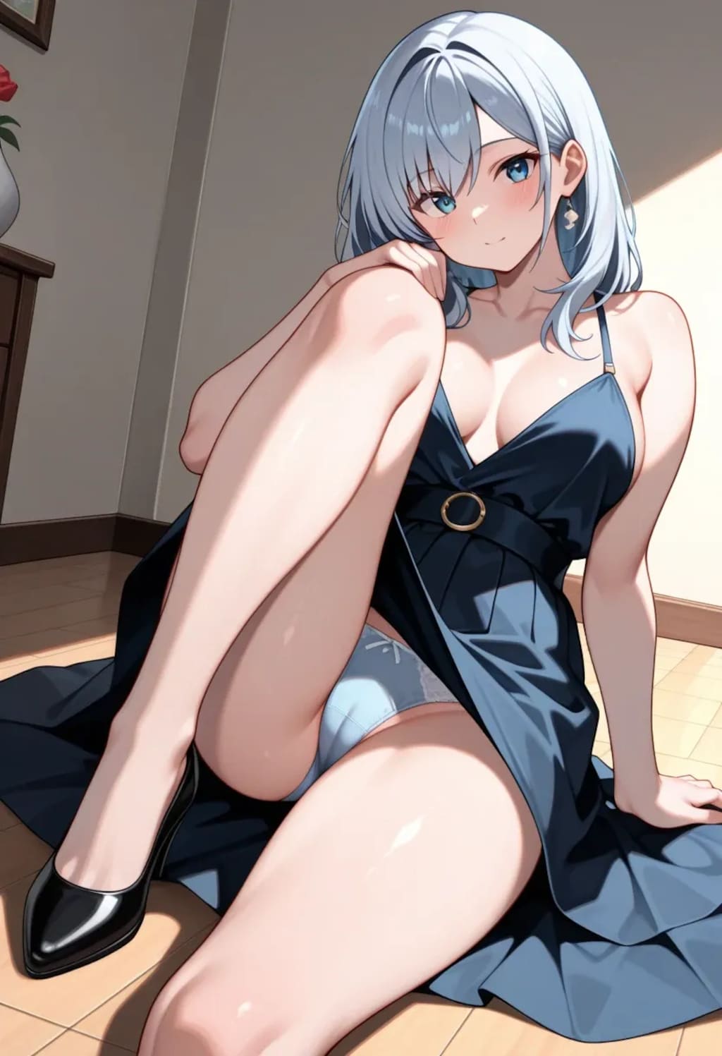 18枚：#いろんな画風で開脚マンスジ