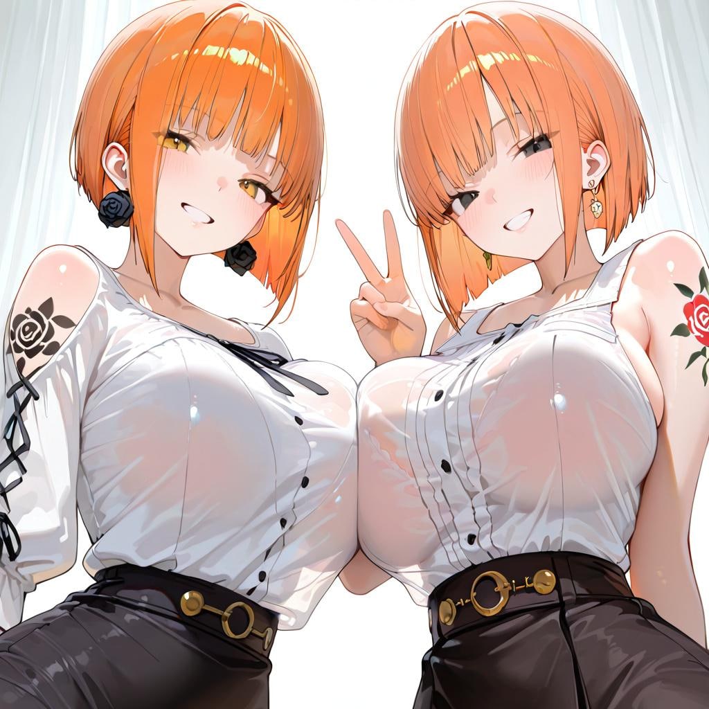 ほのかちゃんツーショット(プロンプト激混ざり)