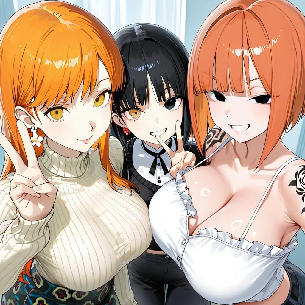 ほのかちゃんツーショット(プロンプト激混ざり)