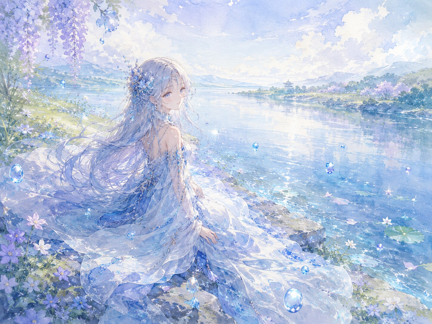 湖畔の水精霊