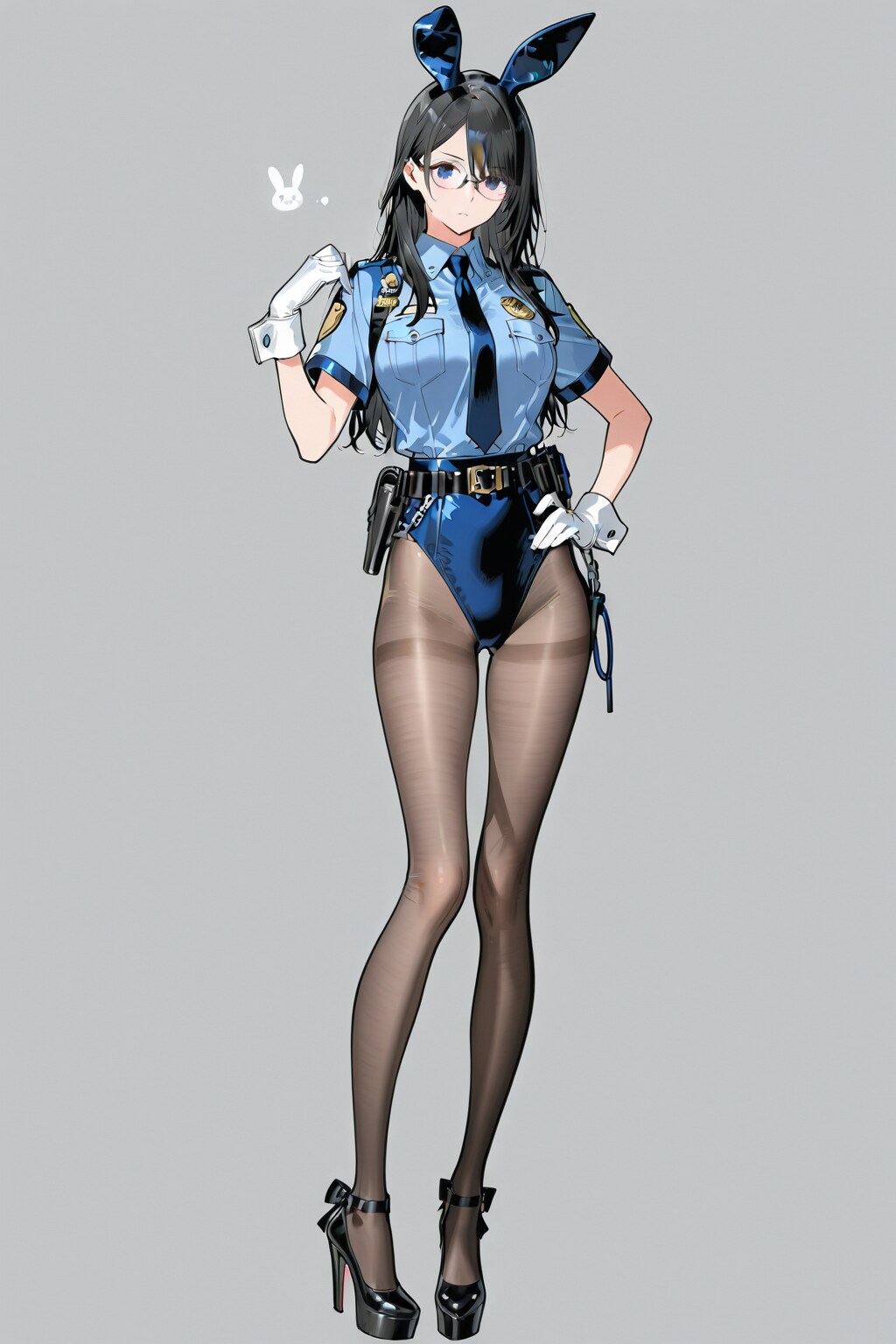 202601013【5枚】バニー風警察官