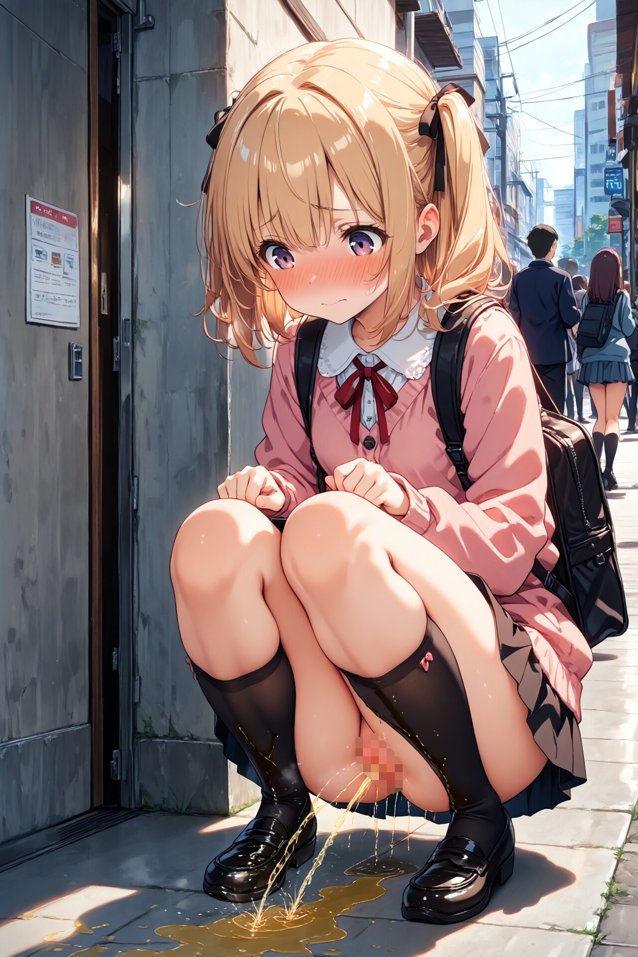 街中でおもらししちゃった娘(20)